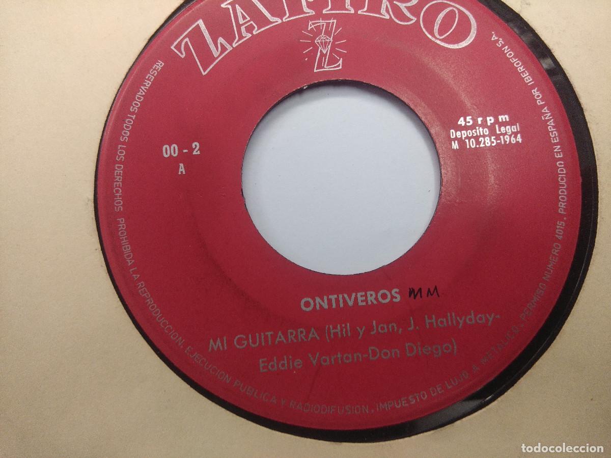 Discos de vinilo: ONTIVEROS/MI GUITARRA/SINGLE. - Foto 2