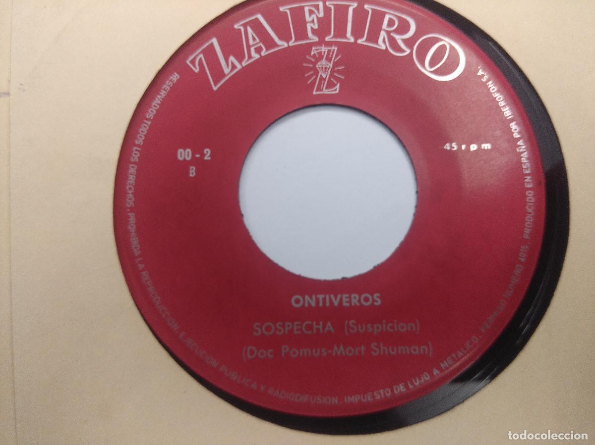 Discos de vinilo: ONTIVEROS/MI GUITARRA/SINGLE. - Foto 3