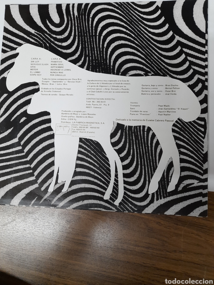Discos de vinilo: BANDERAS DE MAYO. MALA RAZA - Foto 2