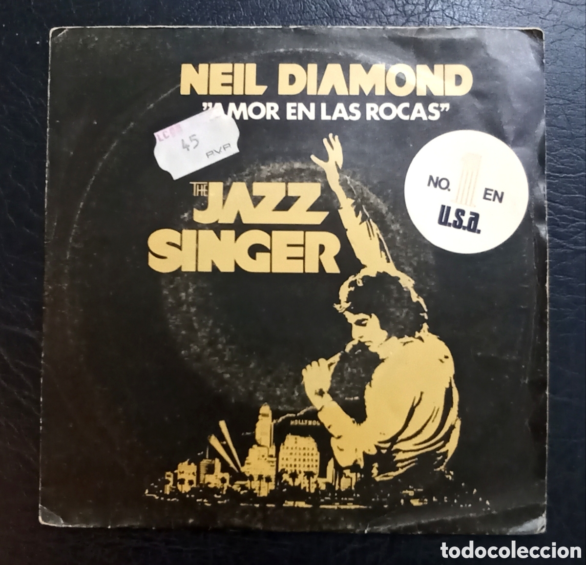 Discos de vinilo: SINGLE NEIL DIAMOND - AMOR EN LAS ROCAS - CAPITOL 1980 - Foto 1