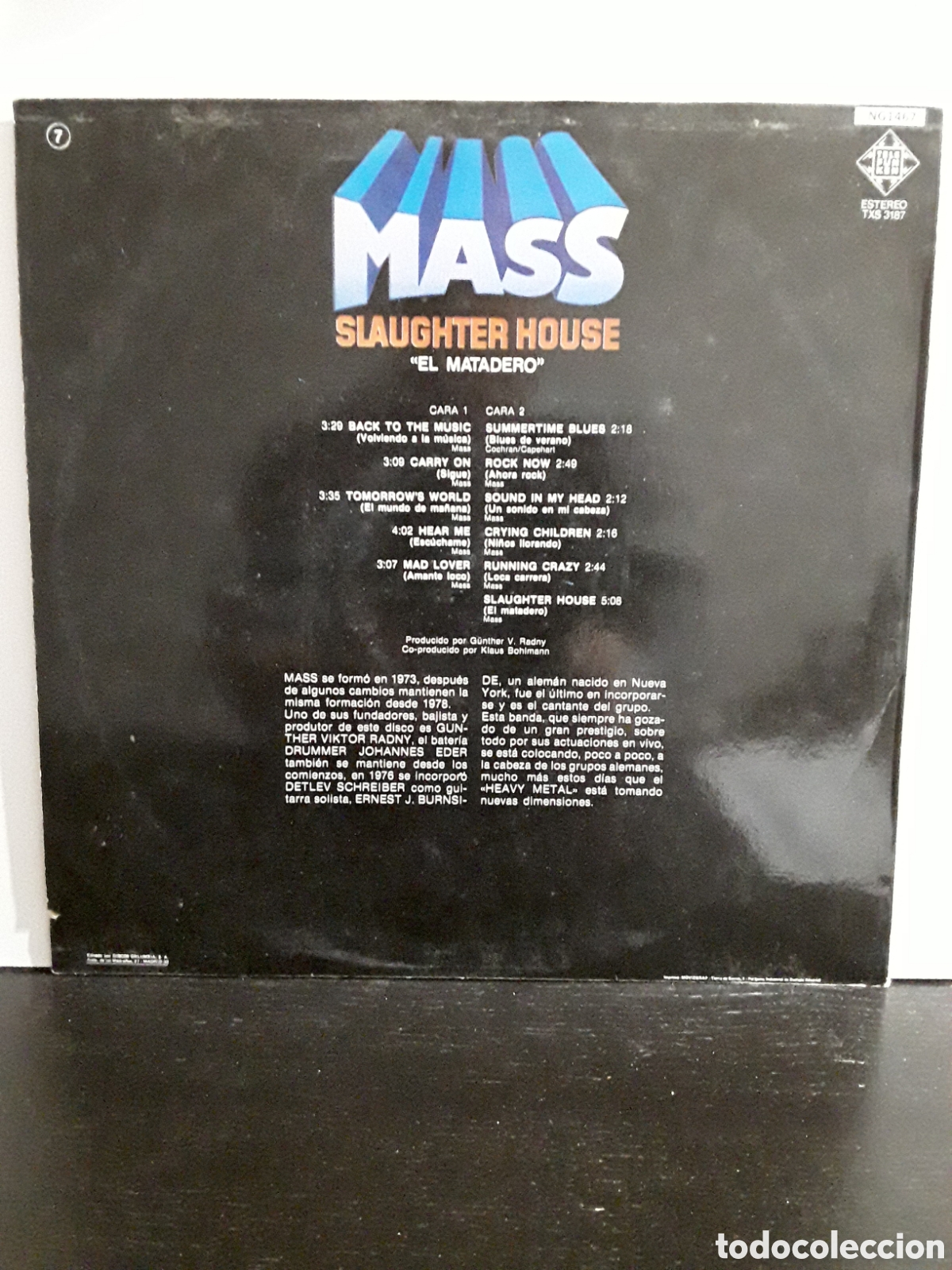 Discos de vinilo: Mass &lrm;&ndash; Slaughter House - Foto 2