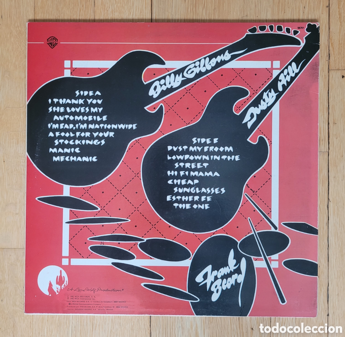 Discos de vinilo: ZZ Top Deg&uuml;ello lp edici&oacute;n de &eacute;poca - Foto 2