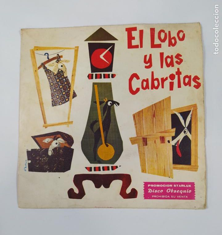 Discos de vinilo: EL LOBO Y LAS CABRITAS - SINGLE DISCO OBSEQUIO STARLUX. SINGLE. TDKDS23A - Foto 1