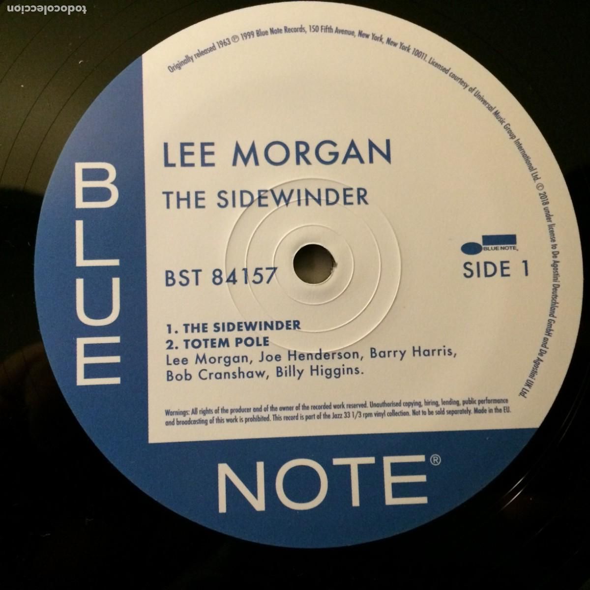 Discos de vinilo: Lee Morgan &lrm;&ndash; The Sidewinder , Europe 2018 Blue Note* - Foto 3