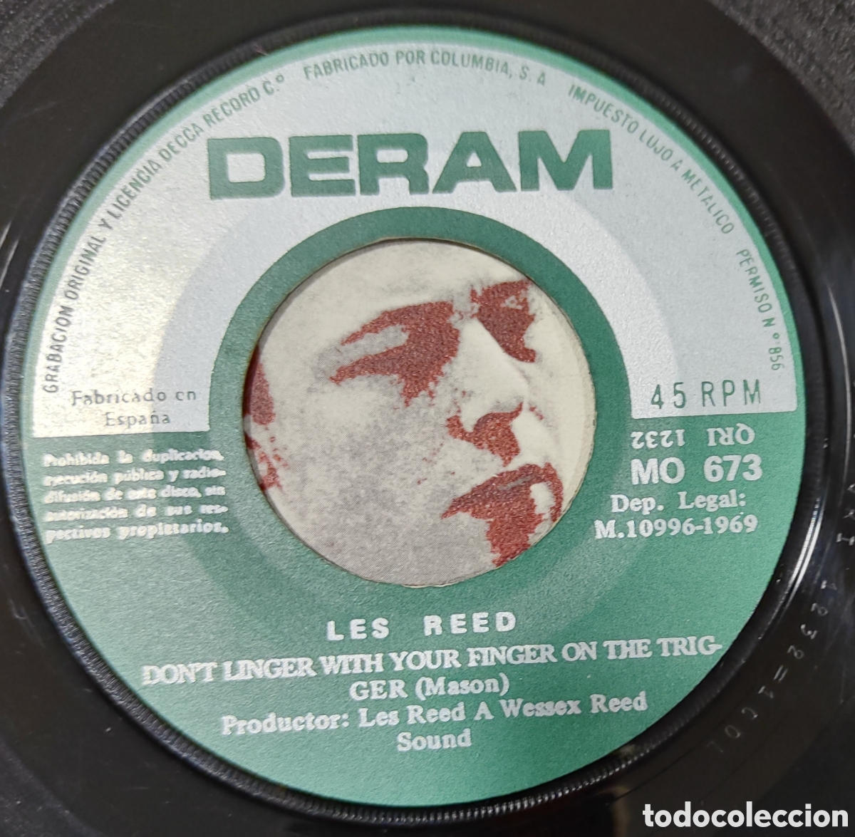 Discos de vinilo: LES REED - DONT LINGER WITH YOUR FINGER - Foto 2