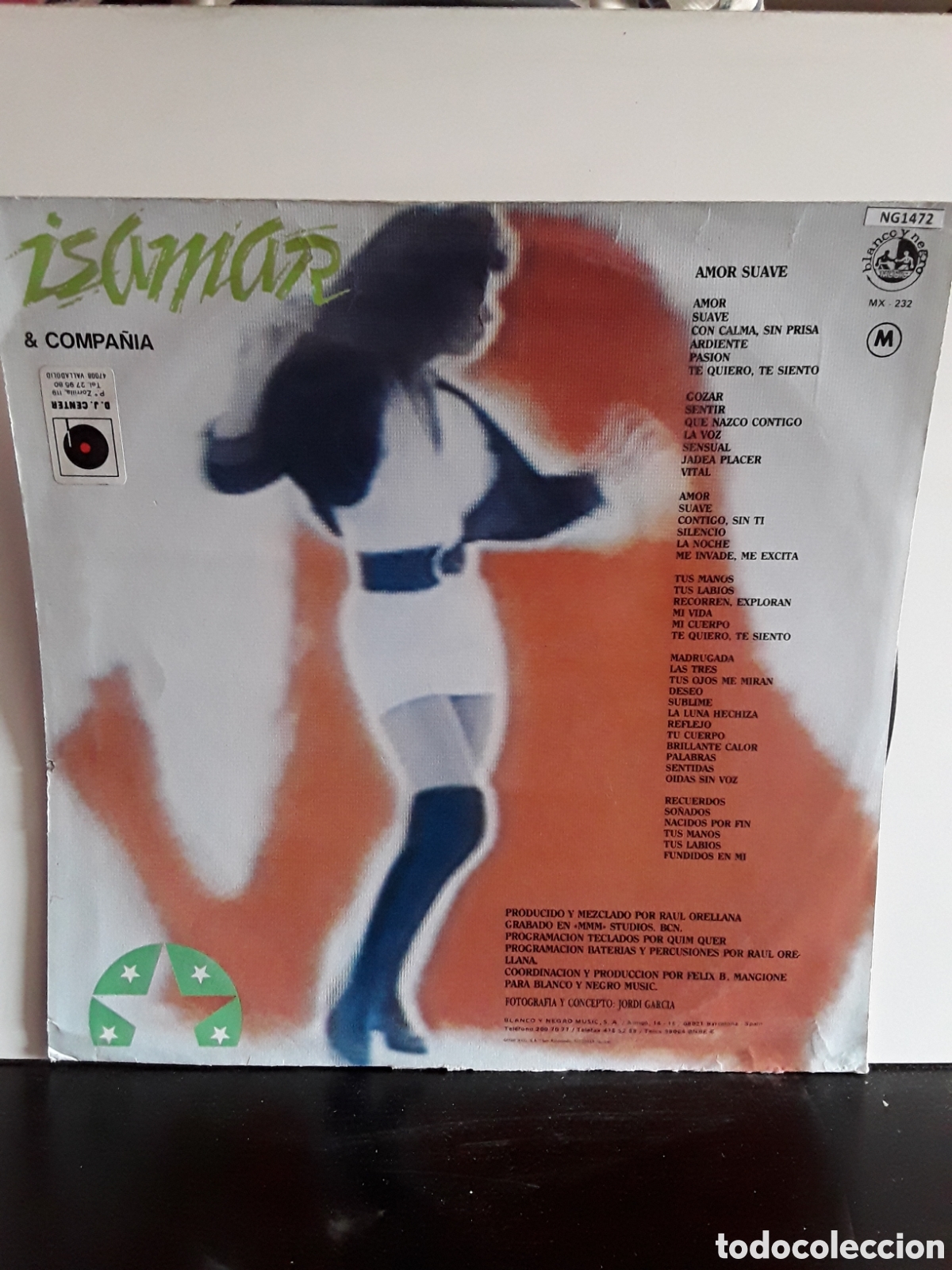 Discos de vinilo: Isamar & Compa&ntilde;ia &lrm;&ndash; Amor Suave - Foto 2
