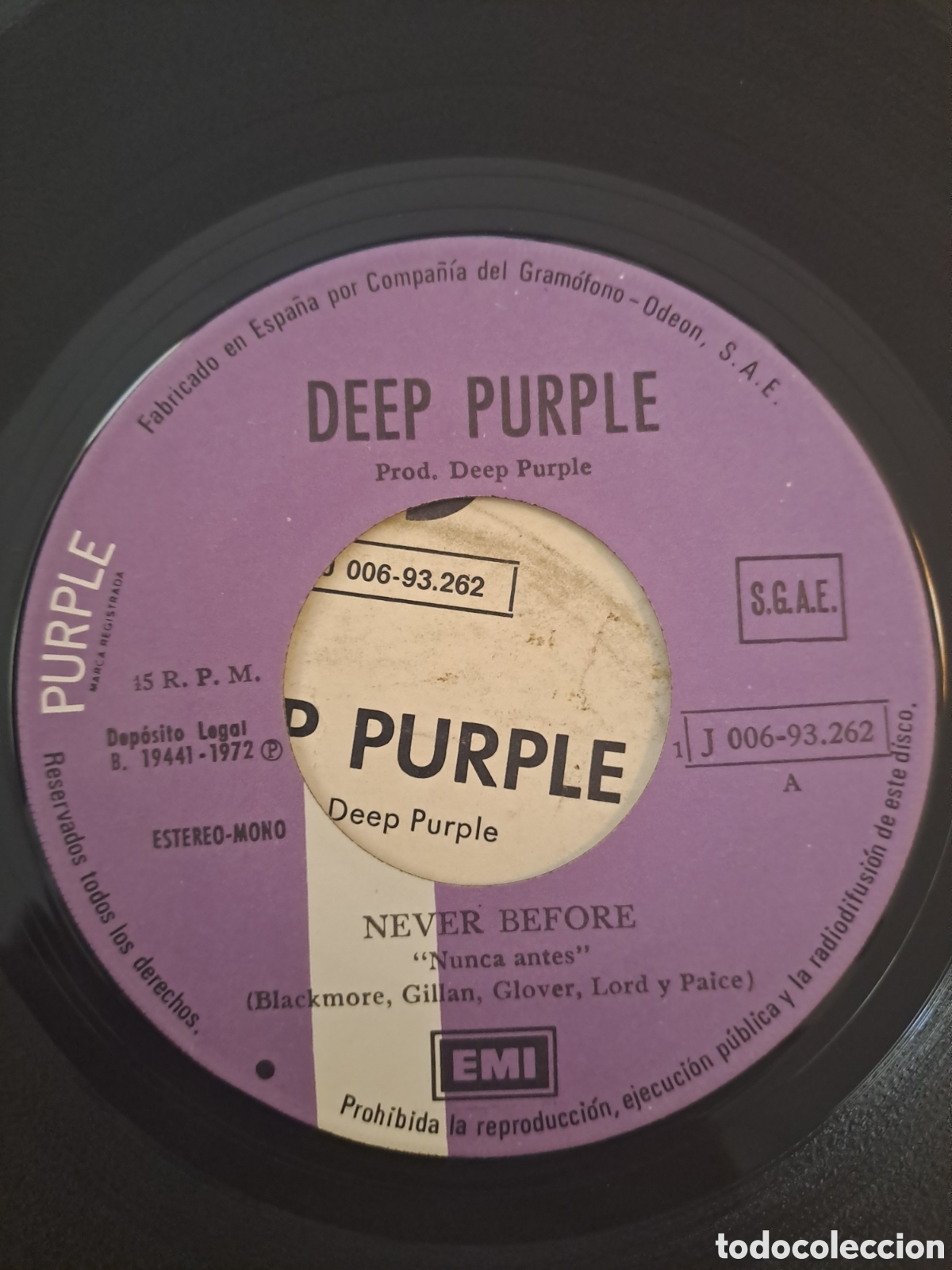 Discos de vinilo: *Deep Purple&nbsp;&ndash;&nbsp;Never Before. LGS.9 - Foto 4