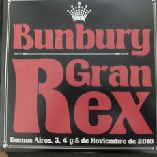 Discos de vinilo: BUNBURY GRAN REX.EDICION NUMERADA.COMO SE VE. Lote 383881849