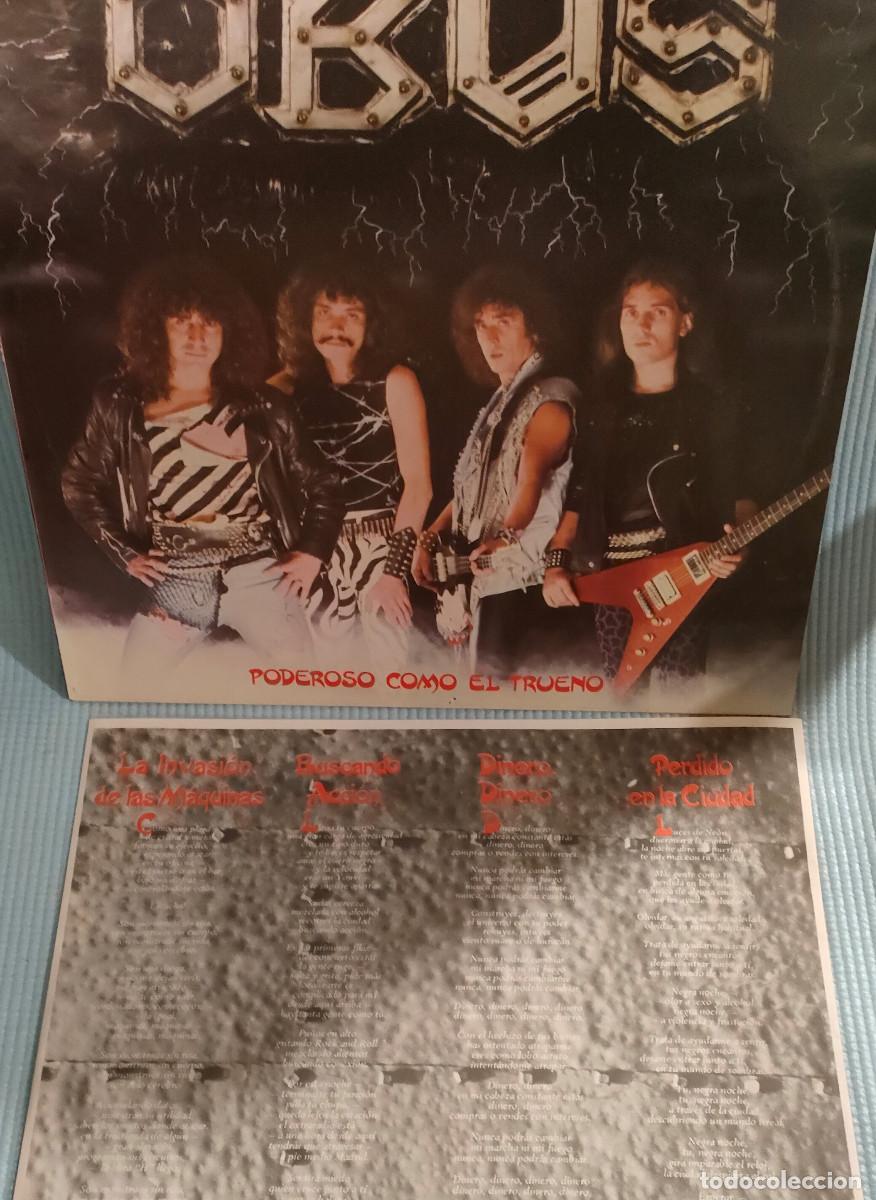 Discos de vinilo: OBUS - PODEROSO COMO EL TRUENO , 1982 , SIN ESTRENAR - Foto 3