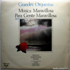 Discos de vinilo: VARIOS (GRANDES ORQUESTAS) - MÚSICA MARAVILLOSA PARA GENTE MARAVILLOSA VOL.1 - LP OLYMPO 1983 BPY. Lote 383923564