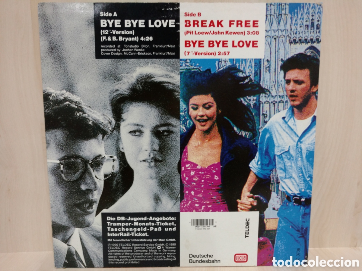Discos de vinilo: Love Express - Bye Bye Love (12&rdquo;, Maxi) - Foto 2