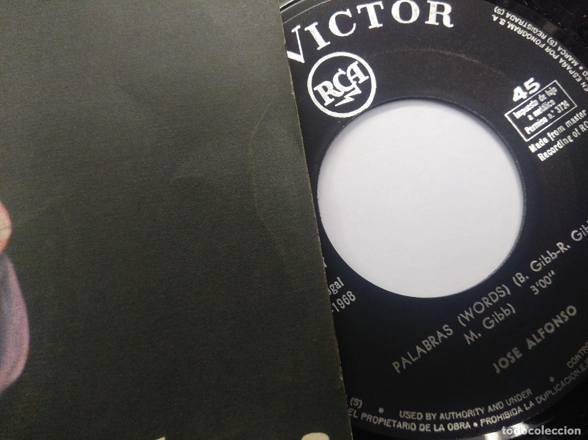Discos de vinilo: JOSE ALFONSO/PALABRAS/SINGLE. - Foto 2