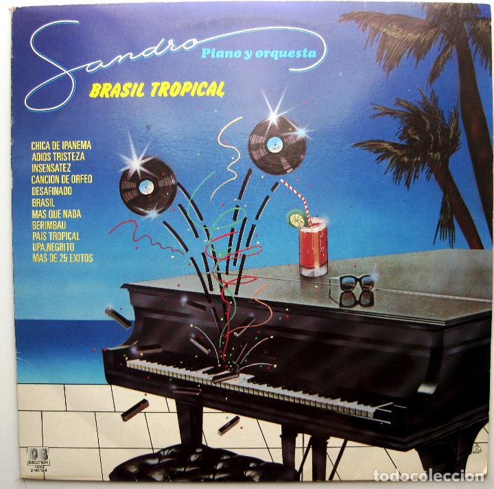 Discos de vinilo: Sandro - Brasil Tropical - LP DB Belter 1982 BPY - Foto 1