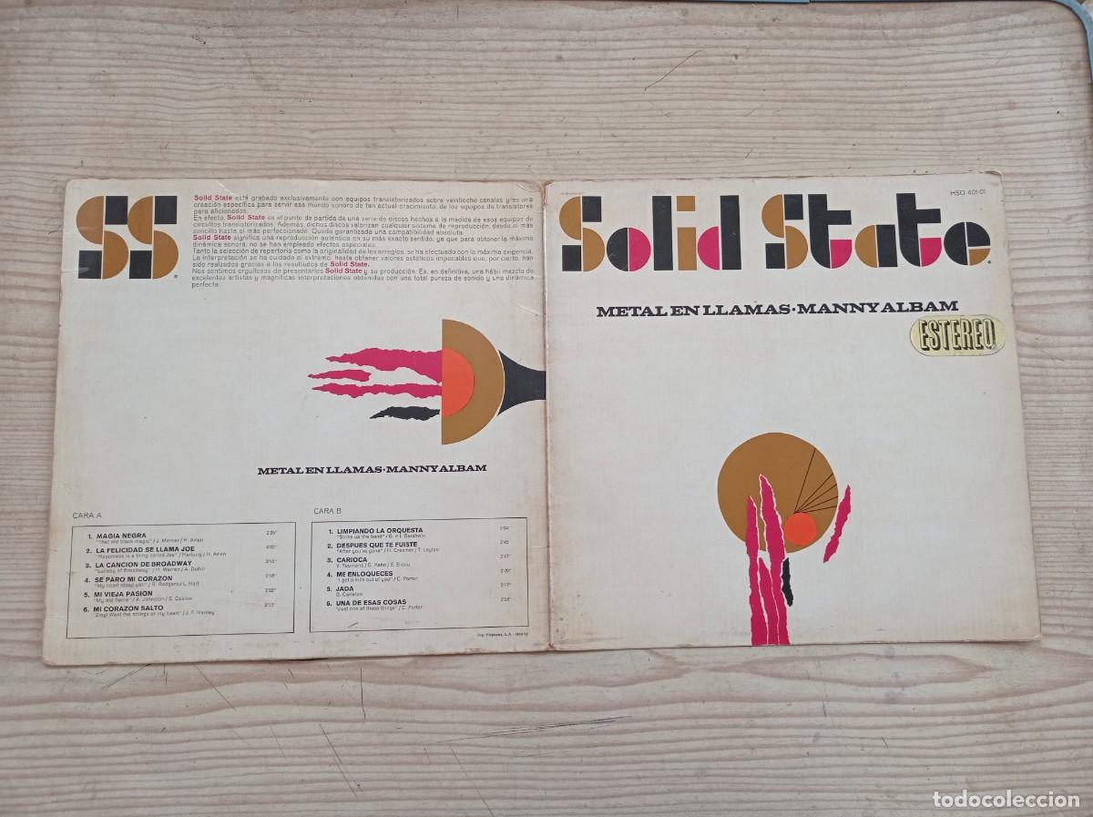 Discos de vinilo: Solid State - Metal En Llamas-Mannyalbam LP - Foto 1