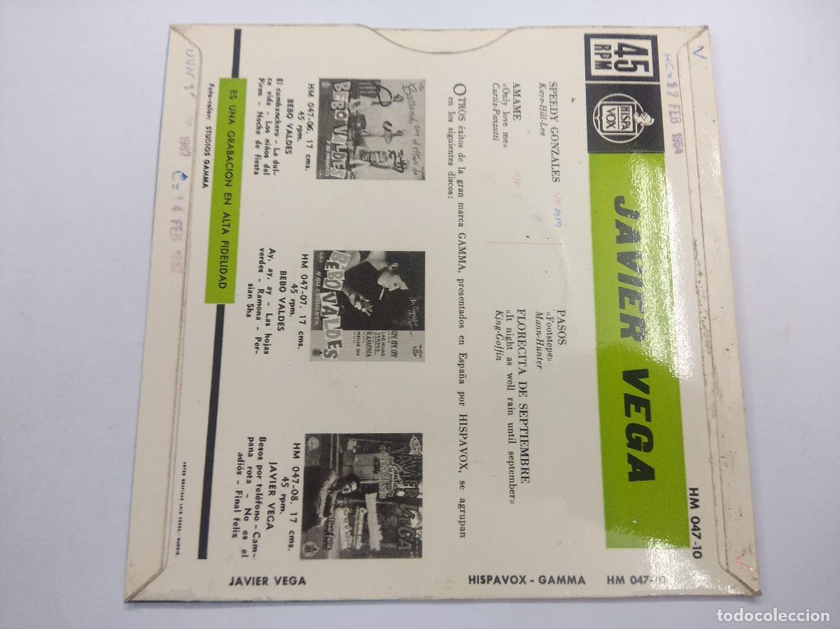 Discos de vinilo: JAVIER VEGA/SPEEDY GONZALES/SINGLE. - Foto 3