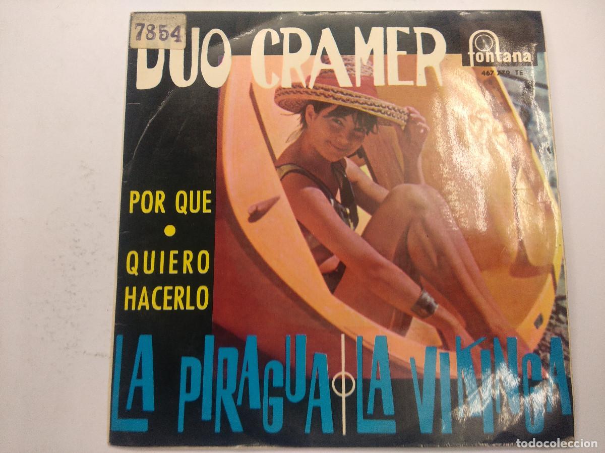Discos de vinilo: DUO CRAMER/LA PIRAGUA/LA VIKINGA/SINGLE. - Foto 1