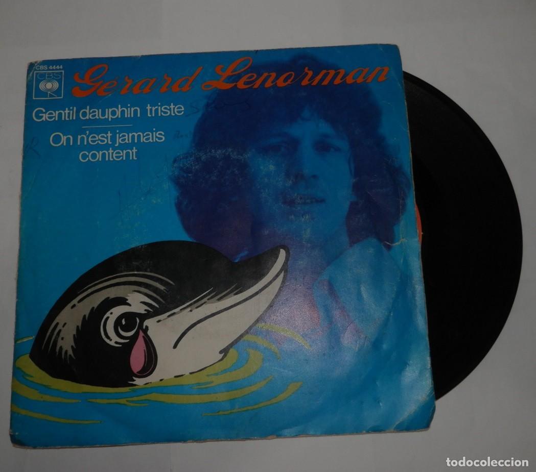 Discos de vinilo: DISCO SINGLE DE GERARD LENORMAN - Foto 1