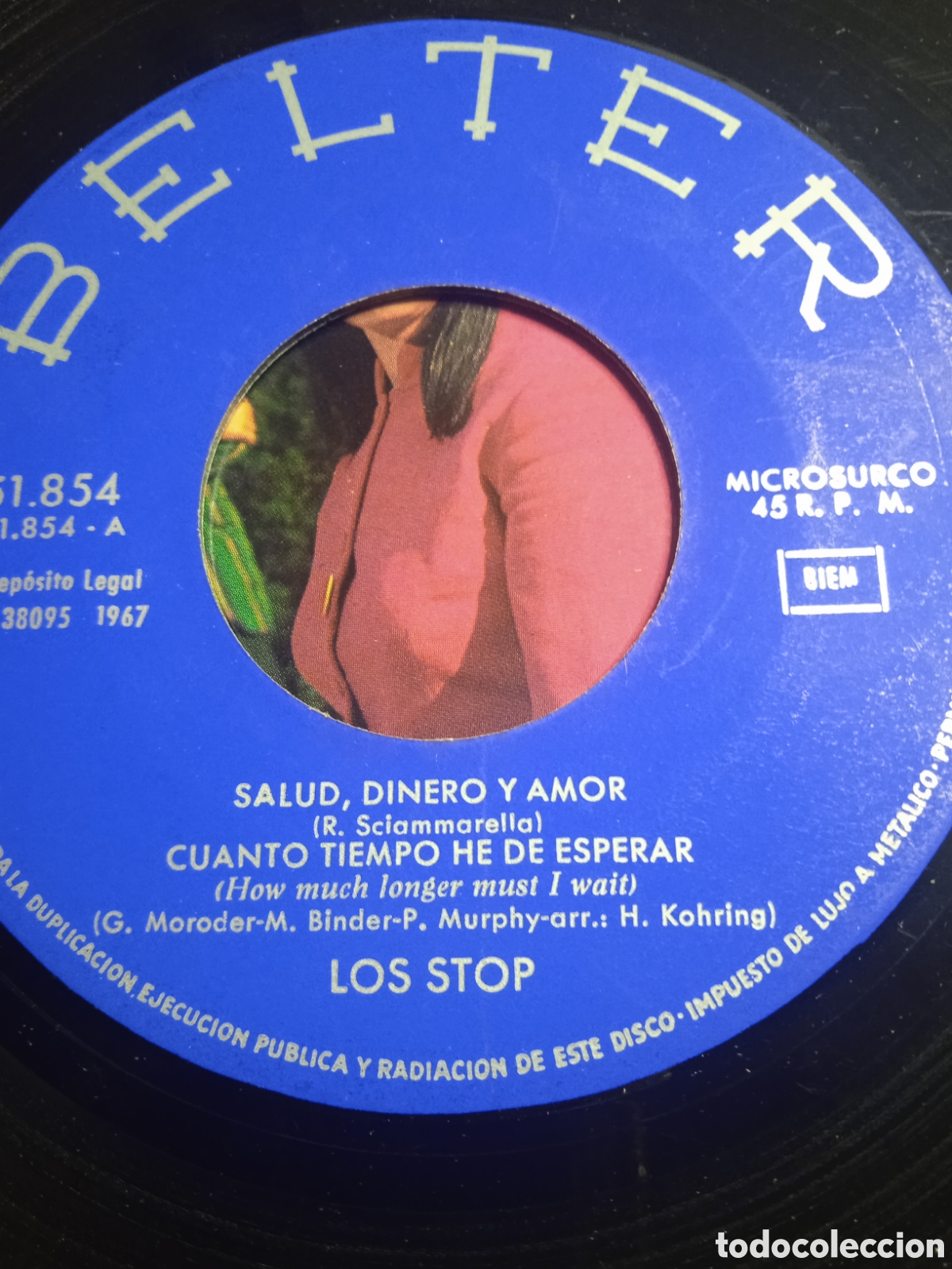 Discos de vinilo: EP 7&rdquo; Los Stop 1967 Molino al viento + 3. - Foto 3