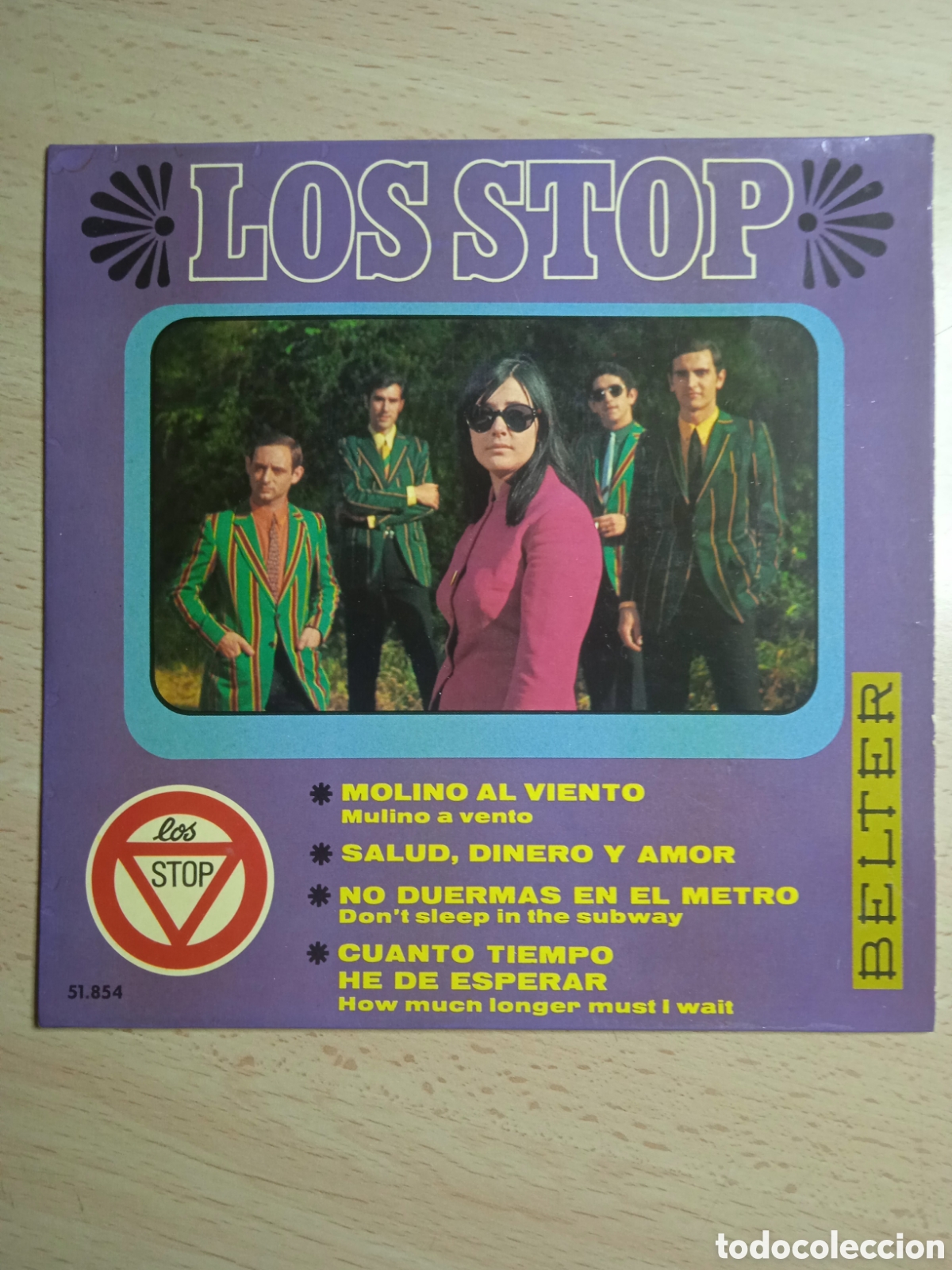 Discos de vinilo: EP 7&rdquo; Los Stop 1967 Molino al viento + 3. - Foto 1