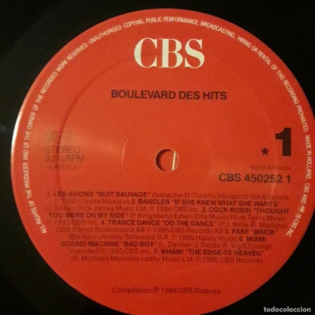 Discos de vinilo: Lp Boulevard des hits. (Edici&oacute;n francesa) - Foto 3