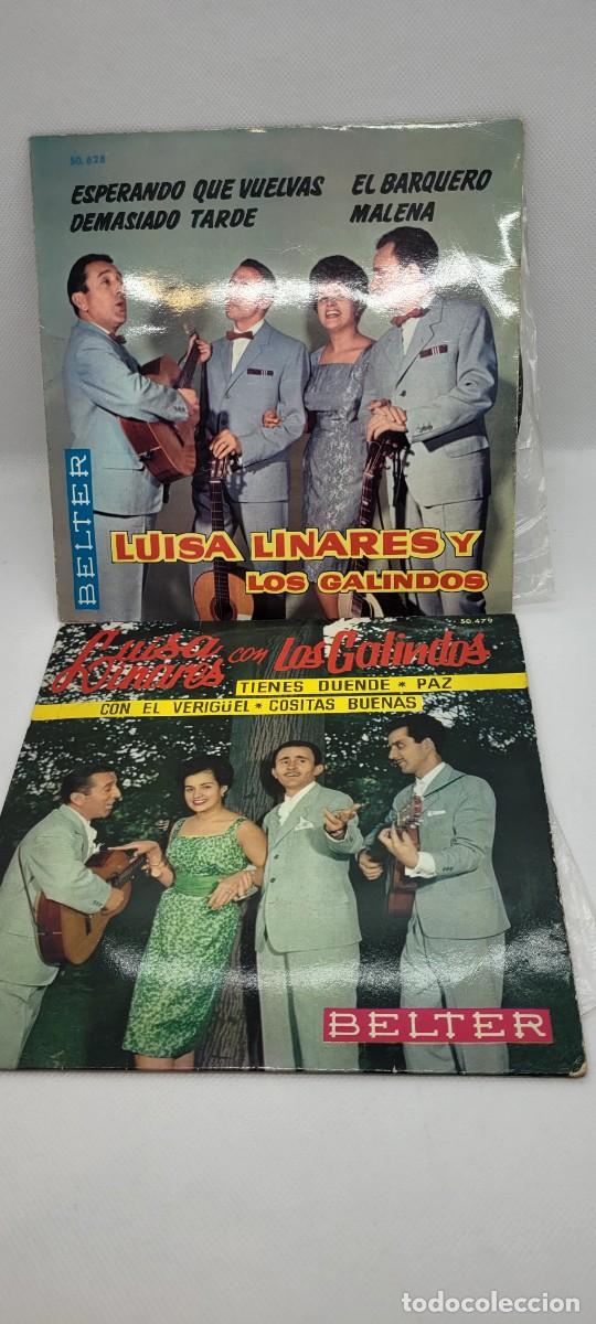 Discos de vinilo: Vinilo single LUISA LINARES Y LOS GALINDOS - Foto 1