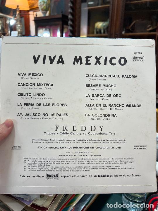 Discos de vinilo: LP FREDY - VIVA MEXICO - Foto 2