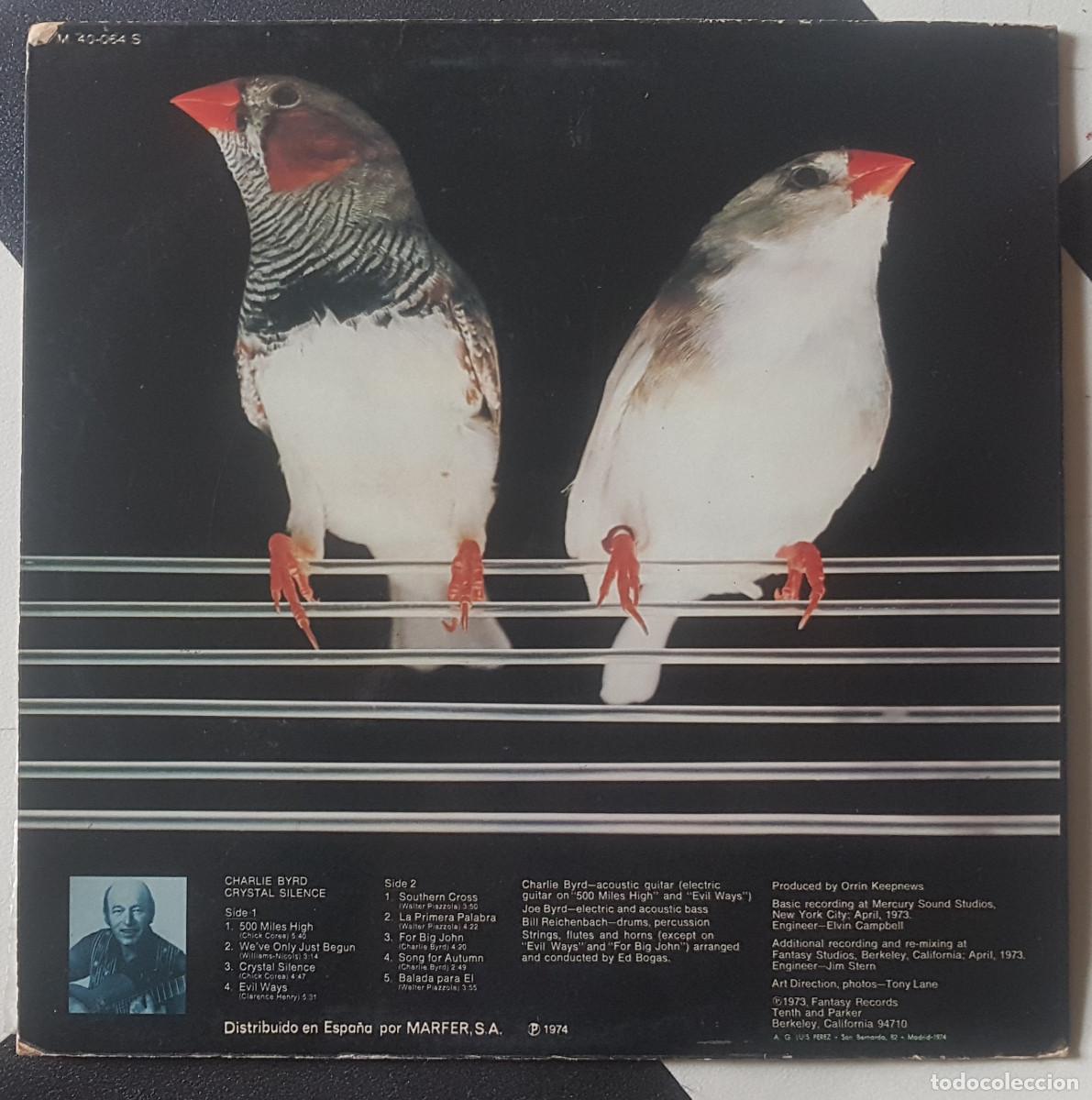 Discos de vinilo: LP VINILO Charlie Byrd &ndash; Crystal Silence 1973 - Foto 2