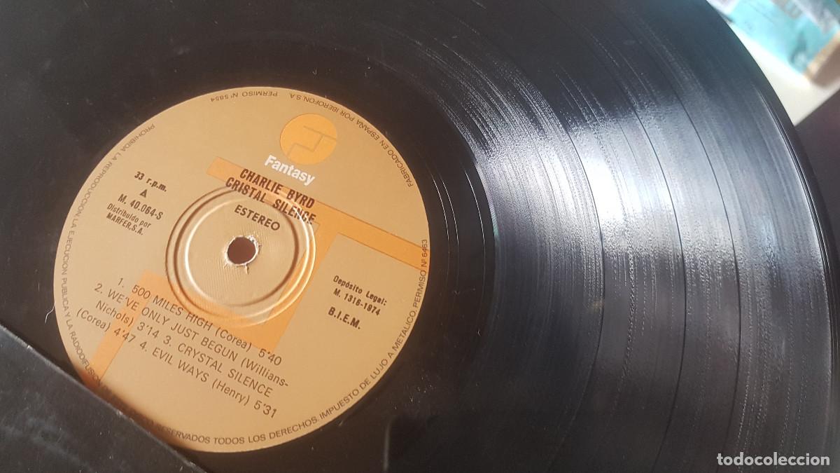 Discos de vinilo: LP VINILO Charlie Byrd &ndash; Crystal Silence 1973 - Foto 3