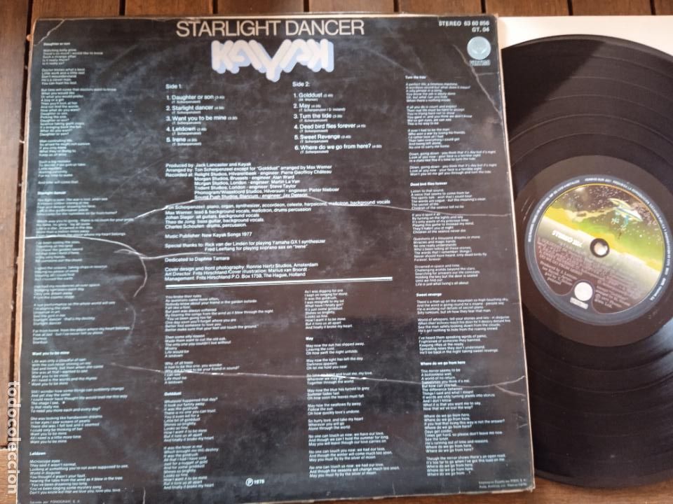 Discos de vinilo: STARLIGHT DANCER LP. KAYAK. MADE IN SPAIN. 1977 - Foto 3