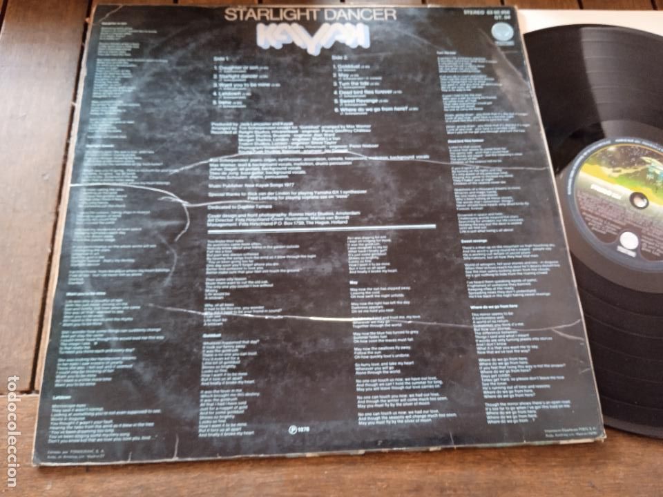 Discos de vinilo: STARLIGHT DANCER LP. KAYAK. MADE IN SPAIN. 1977 - Foto 5