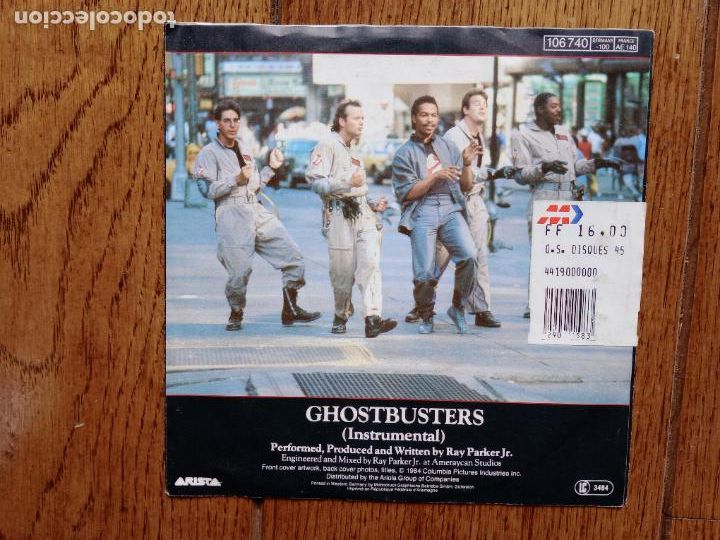 Discos de vinilo: Ray Parker Jr. - ghostbusters + instrumental - Foto 2