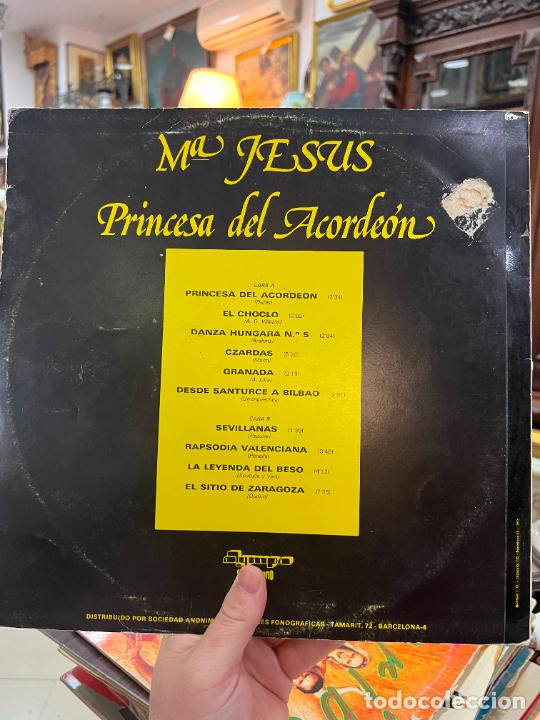Discos de vinilo: LP MARIA JESUS - PRINCESA DEL ACORDEON - Foto 2