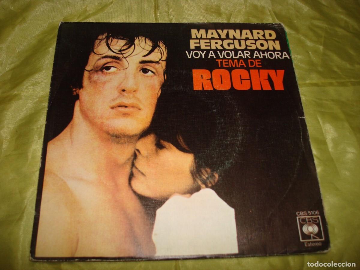 Discos de vinilo: MAYNARD FERGUSON. TEMA DE ROCKY / LA MOSCA. CBS, 1977. IMPECABLE - Foto 1