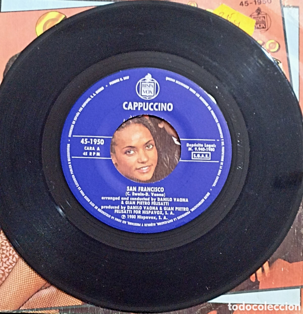 Discos de vinilo: SINGLE CAPPUCCINO - SAN FRANCISCO - HISPAVOX 1980 - Foto 3