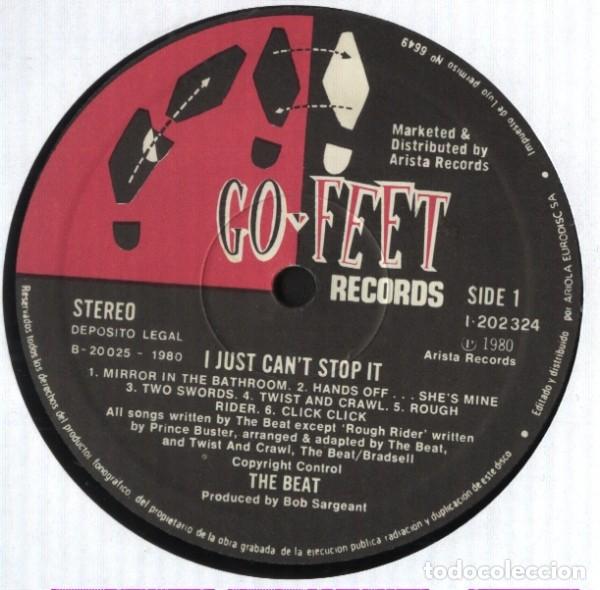 Discos de vinilo: The Beat &ndash; I Just Cant Stop It - Foto 2
