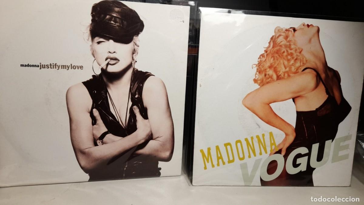 Discos de vinilo: 2 SINGLES DE MADONNA (EDICION EUROPA, 1990) - Foto 1