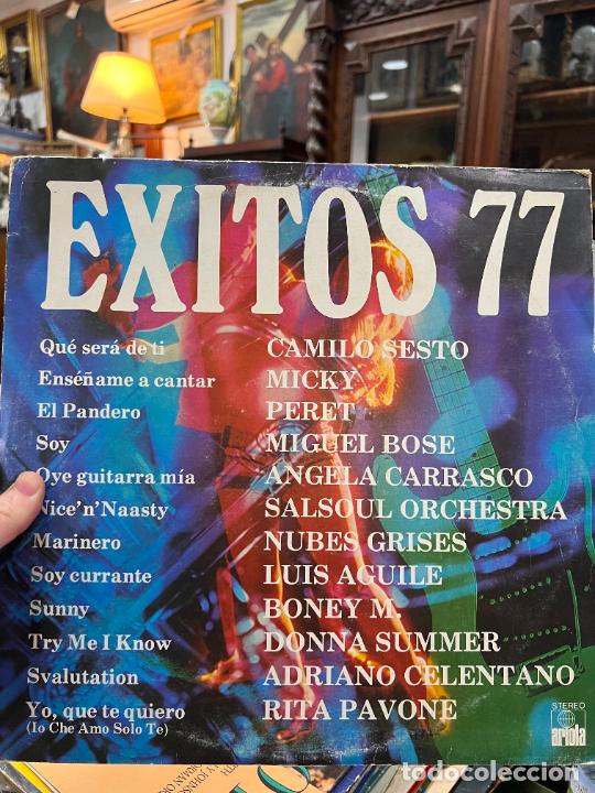 Discos de vinilo: LP EXITOS 77 - Foto 1