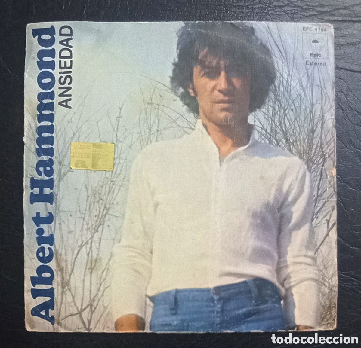 Discos de vinilo: SINGLE ALBERT HAMMOND - ANSIEDAD - EPIC 1976 - Foto 1