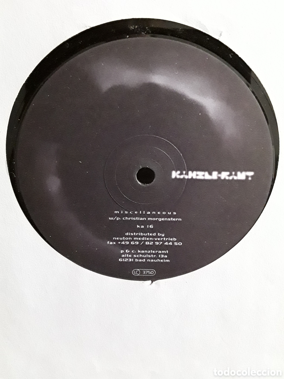 Discos de vinilo: Christian Morgenstern &lrm;&ndash; Miscellaneous - Foto 1