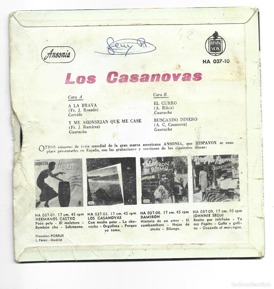 Discos de vinilo: LOS CASANOVAS-A LA BRAVA - Foto 2