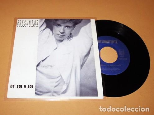 Discos de vinilo: PRESUNTOS IMPLICADOS - DE SOL A SOL - PROMO SINGLE - 1988 - Foto 1