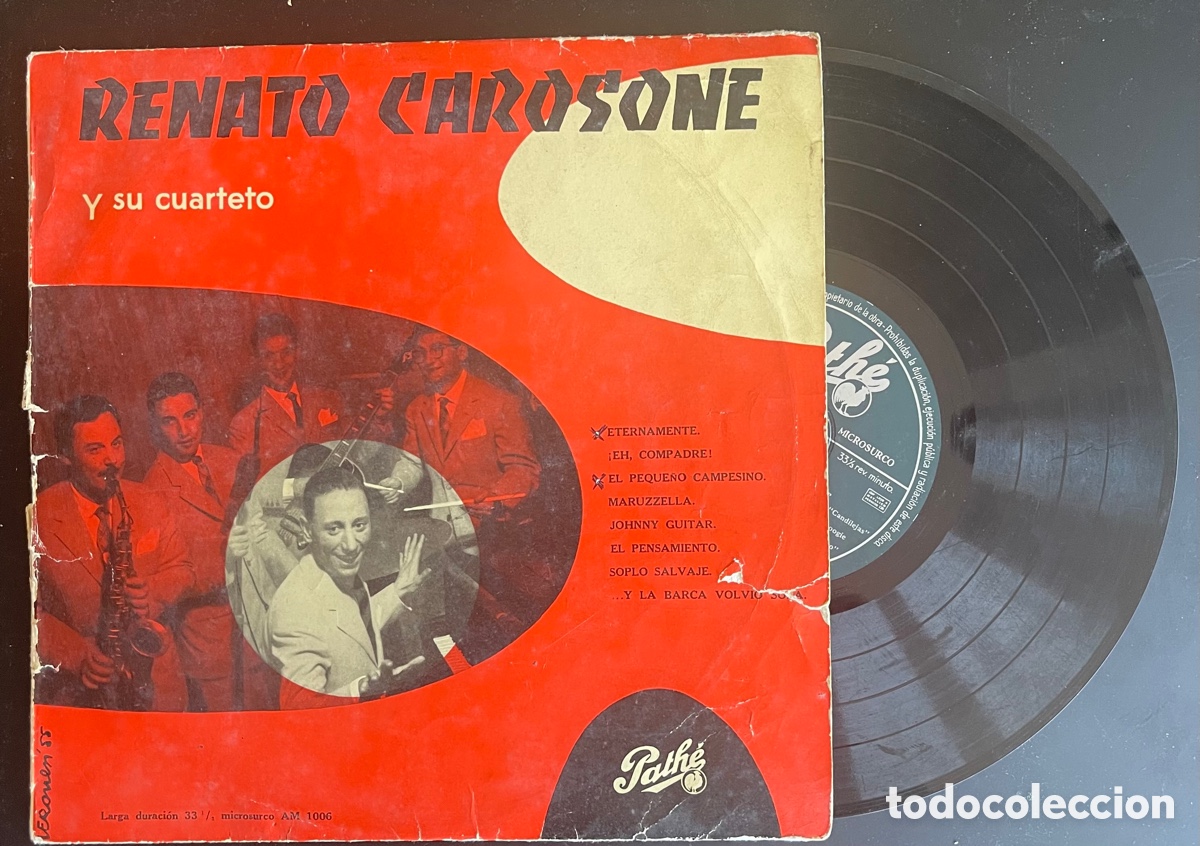 Discos de vinilo: Renato Carosone y si cuarteto - Foto 1