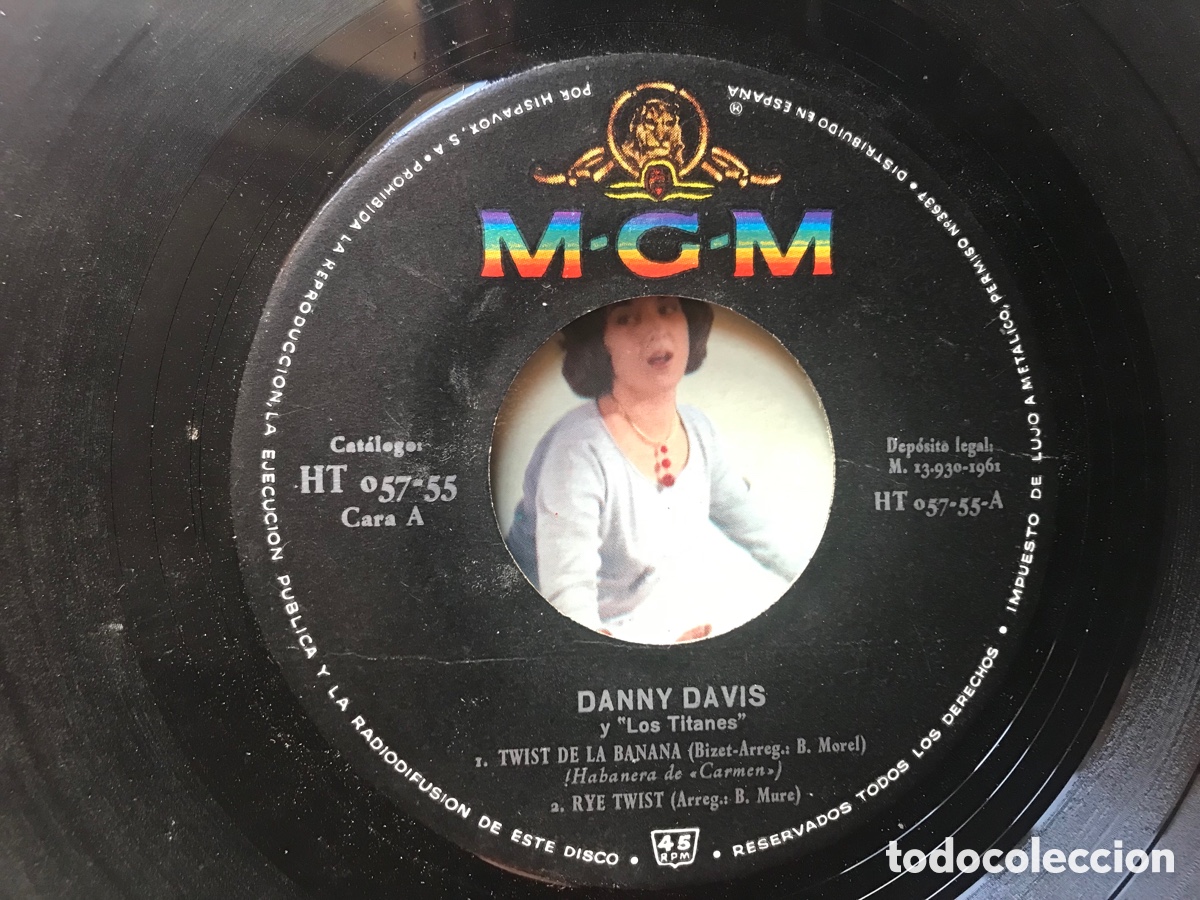 Discos de vinilo: &iexcl; El Twist !. Danny Davis y &ldquo;los titanes&rdquo;. MGM. - Foto 3