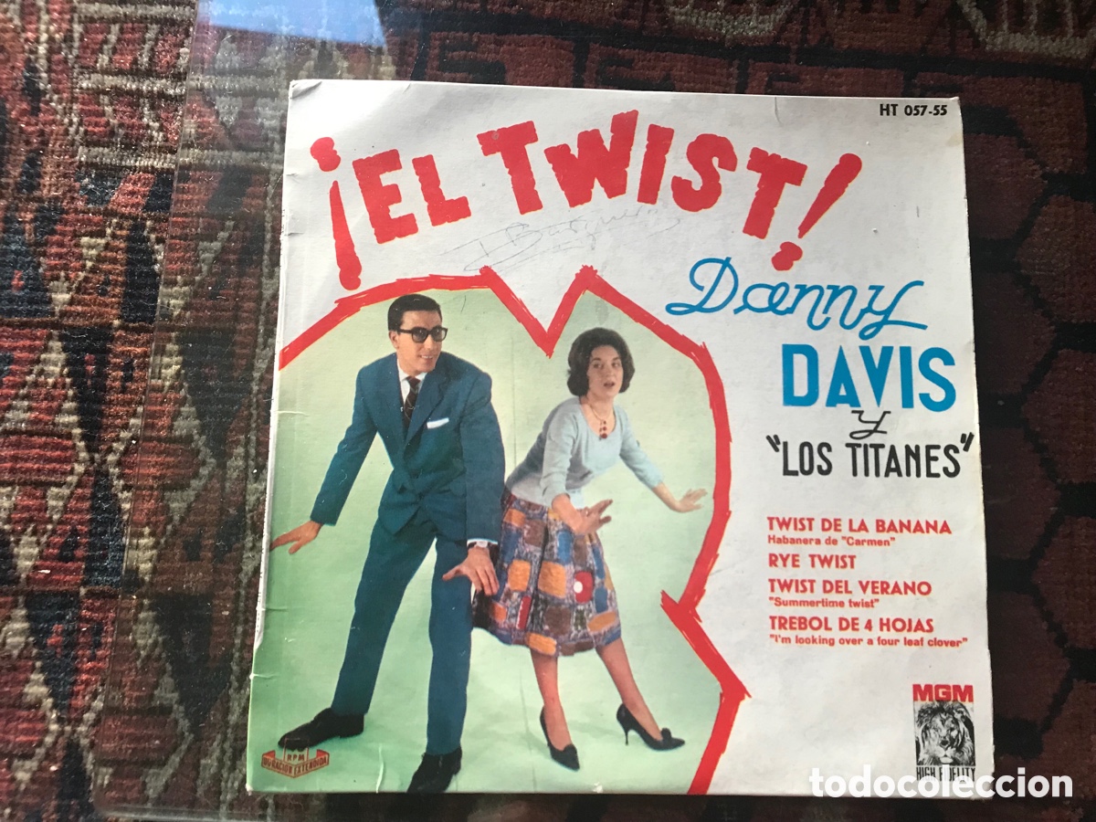 Discos de vinilo: &iexcl; El Twist !. Danny Davis y &ldquo;los titanes&rdquo;. MGM. - Foto 1