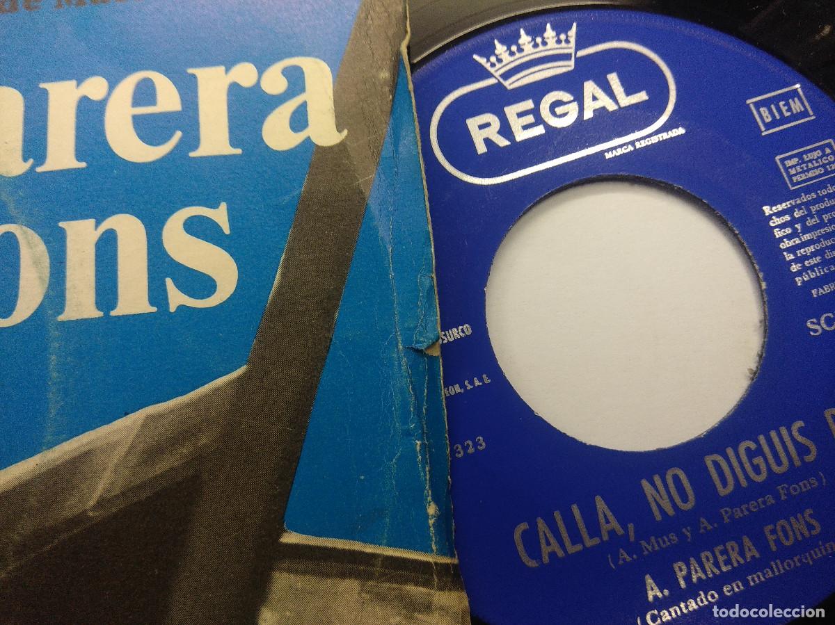 Discos de vinilo: PARERA FONS/MES BEN IGUAL/SINGLE. - Foto 2