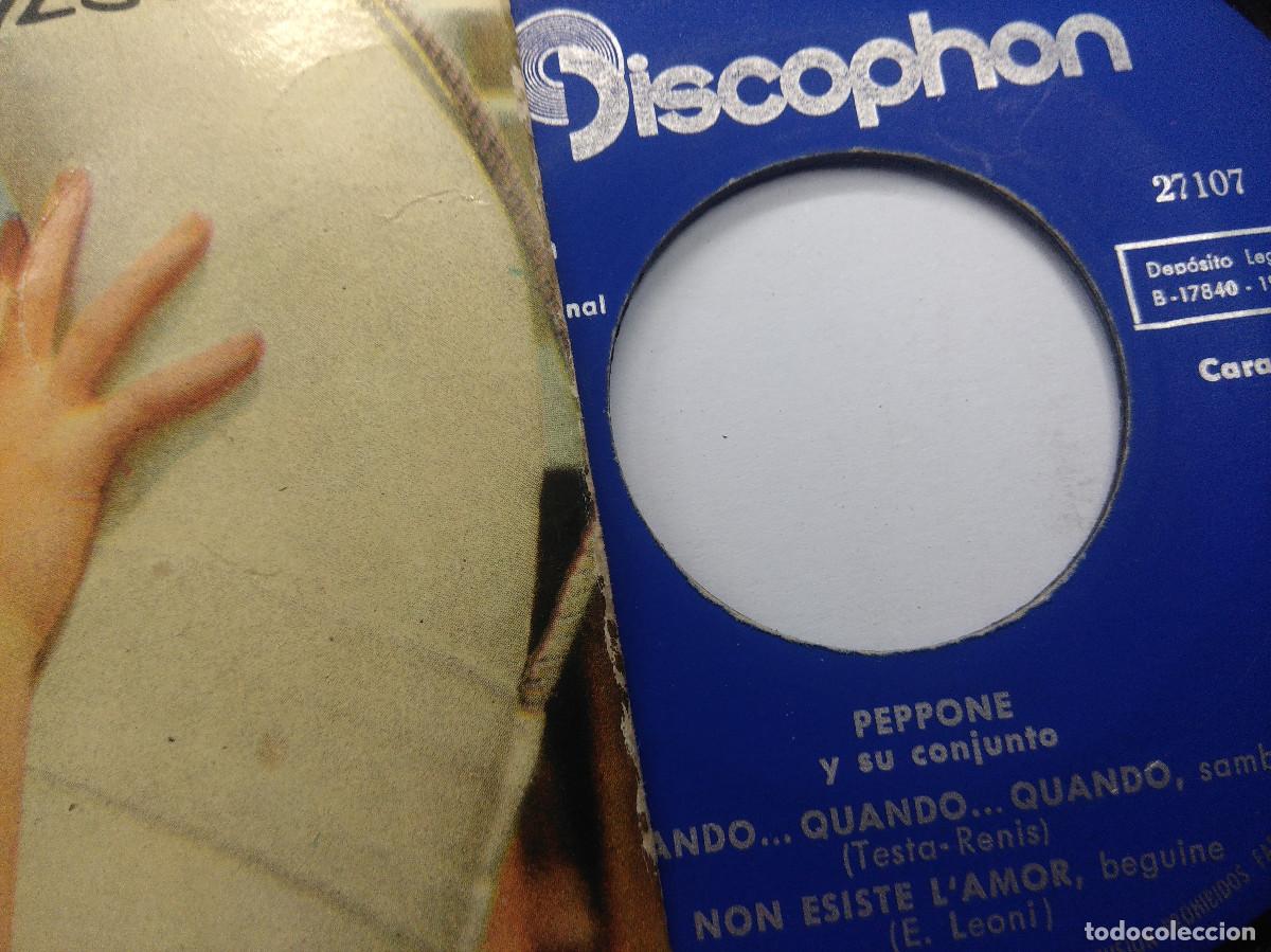 Discos de vinilo: PEPPONE/CUANDO/SINGLE. - Foto 2