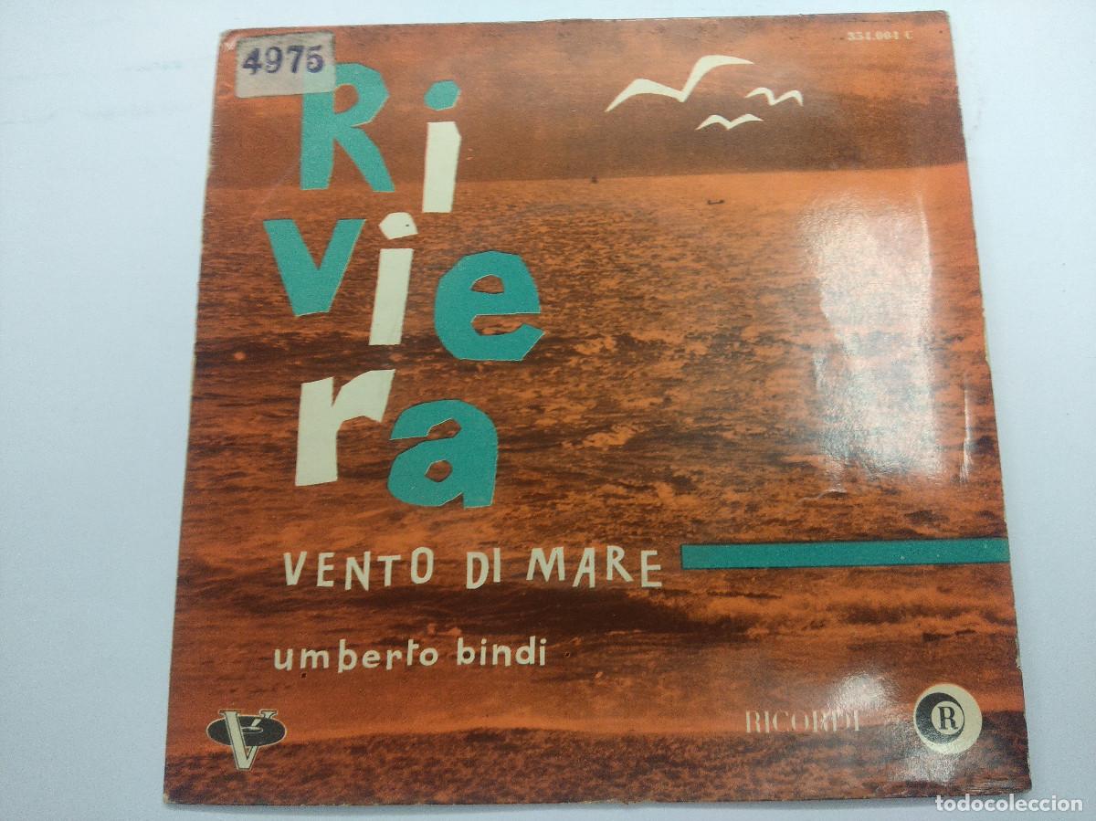 Discos de vinilo: UMBERTO BINDI/RIVIERA/SINGLE. - Foto 1