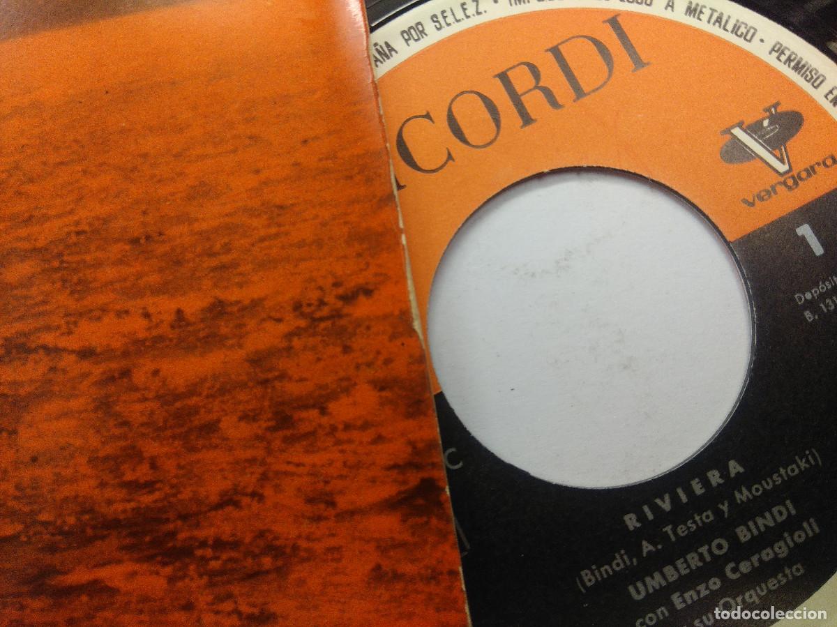 Discos de vinilo: UMBERTO BINDI/RIVIERA/SINGLE. - Foto 2