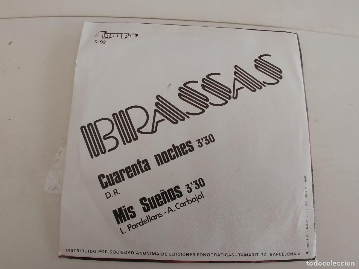 Discos de vinilo: BRASA-SINGLE CUARENTA NOCHES-NUEVO - Foto 2