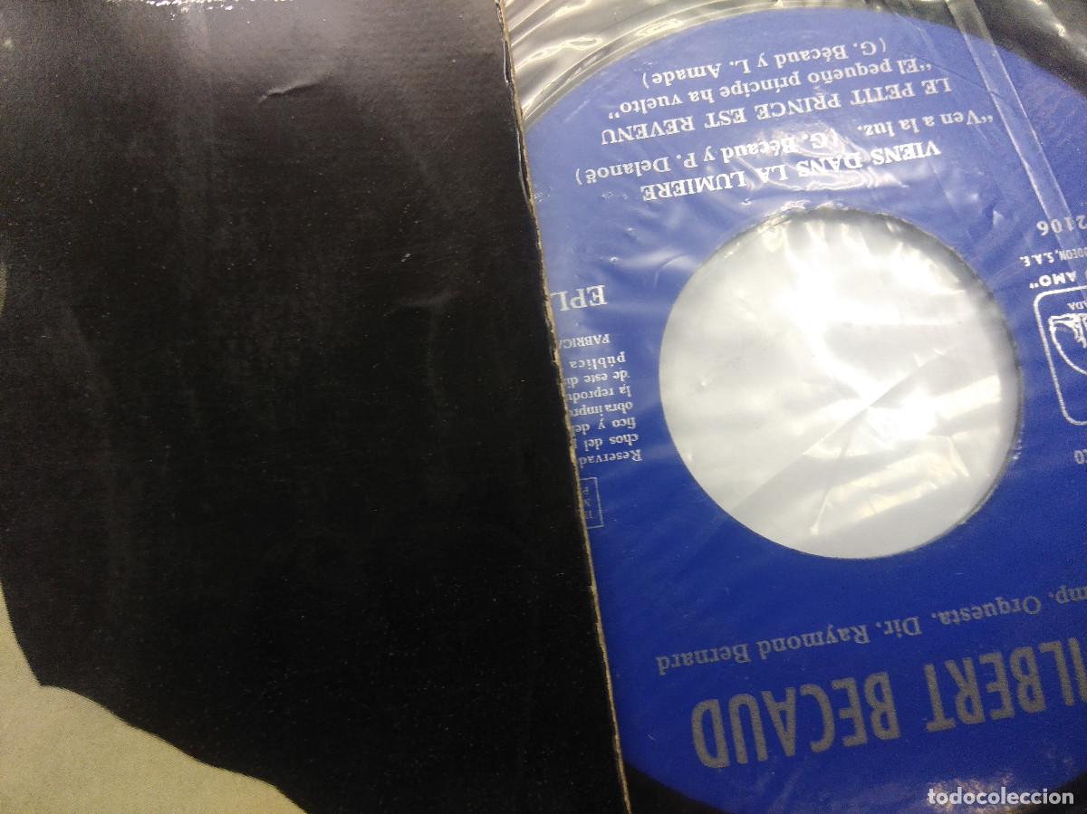 Discos de vinilo: GILBERT BECAUD/SEUL SUR SON ETOILE/SINGLE. - Foto 2